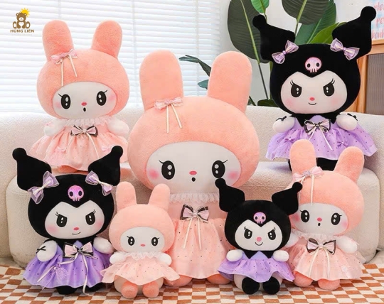 Kurumi Váy Tím / My Melody Váy Hồng